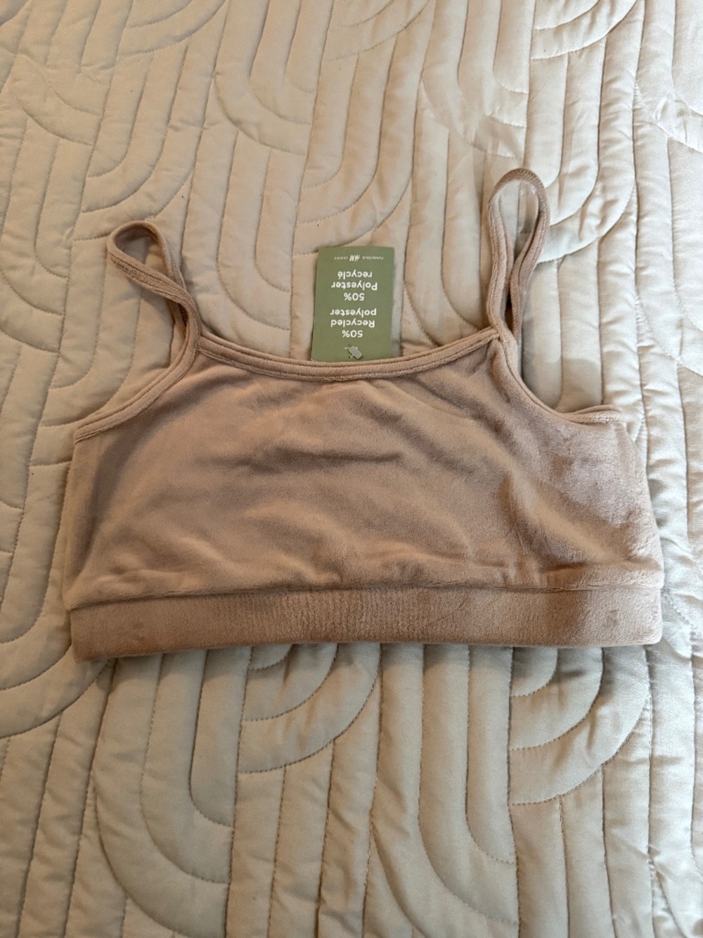 Nwt H&M velour bralette